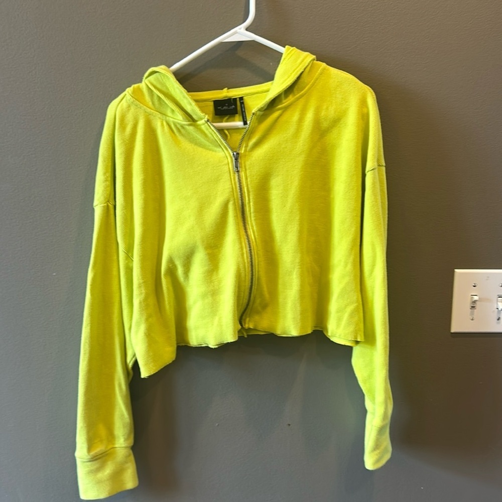 Urban outfitters Out From Under green cropped hoodie size medium